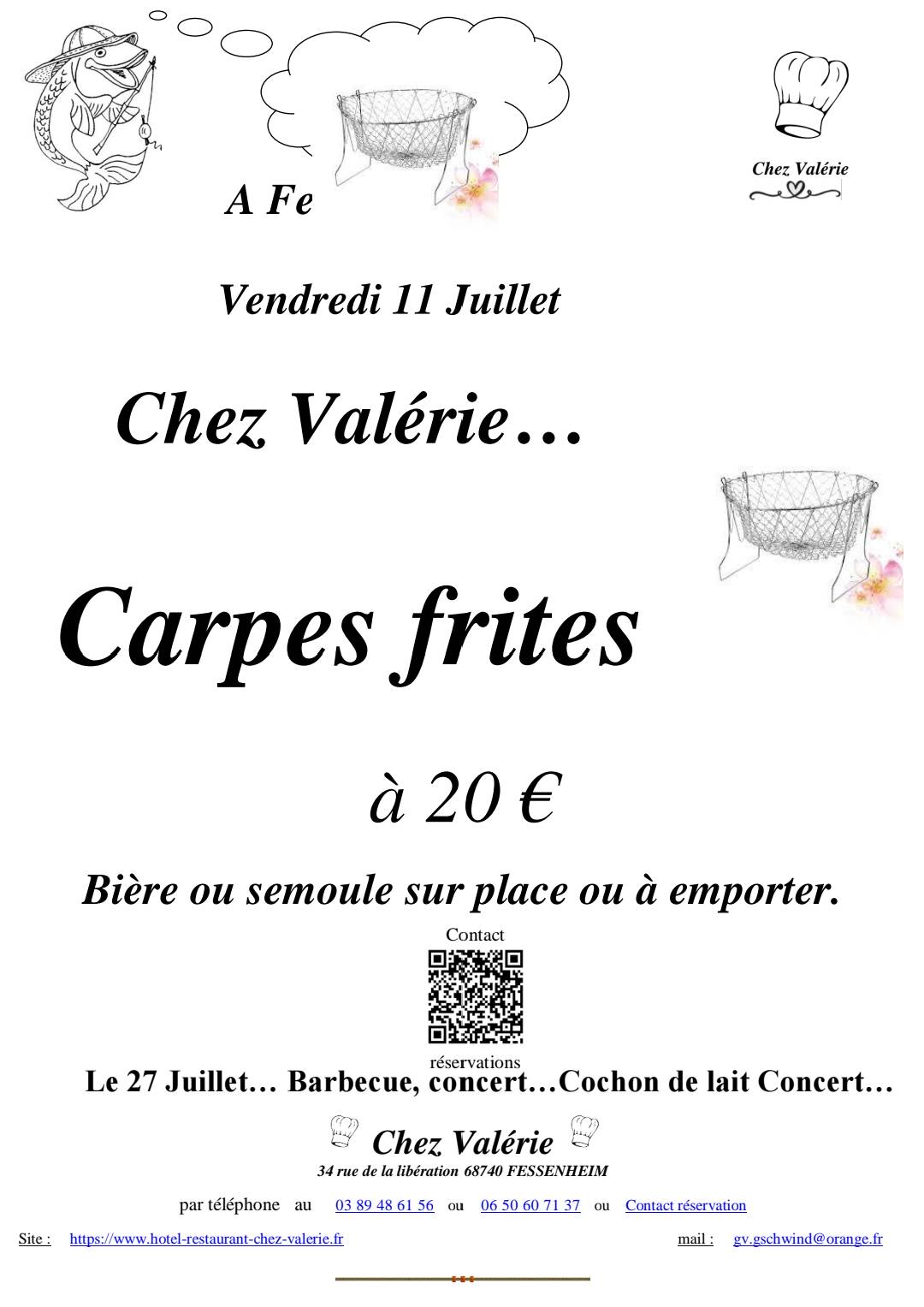 CARPES FRITES VENDREDI 11 JUILLET Colmar 0
