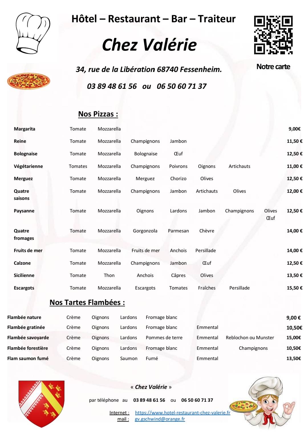 Pizzas et pâtes à emporter à Fessenheim Wittenheim 0
