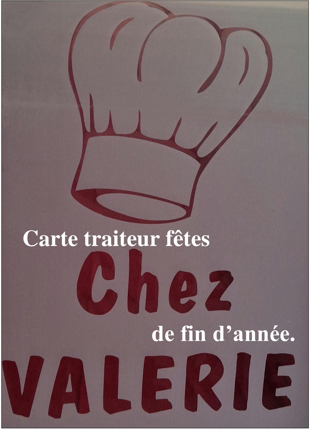 NOTRE CARTE TRAITEUR FETES DE FIN D&#8217;ANNEE Guebwiller