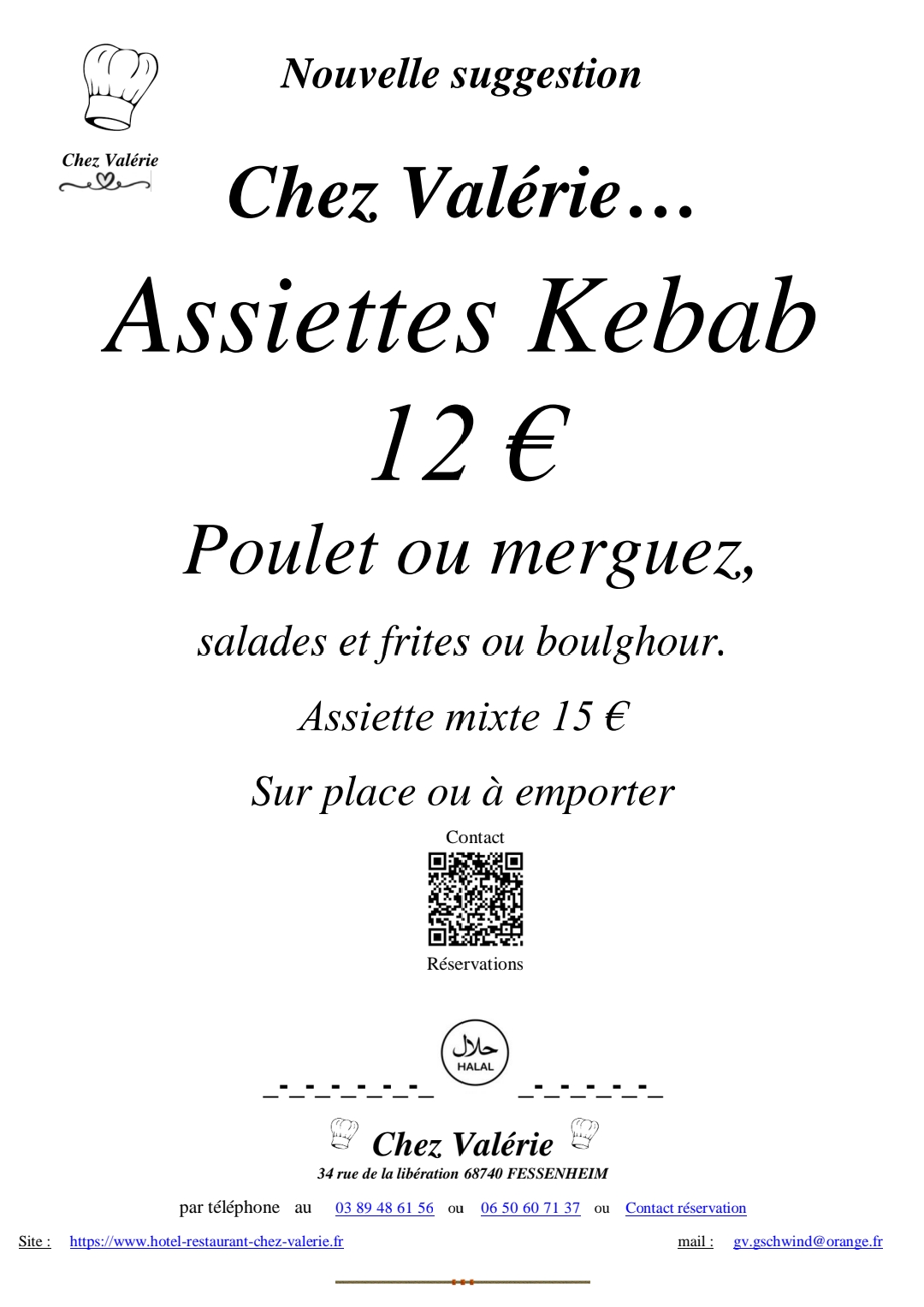 ASSIETTES KEBAB Kingersheim