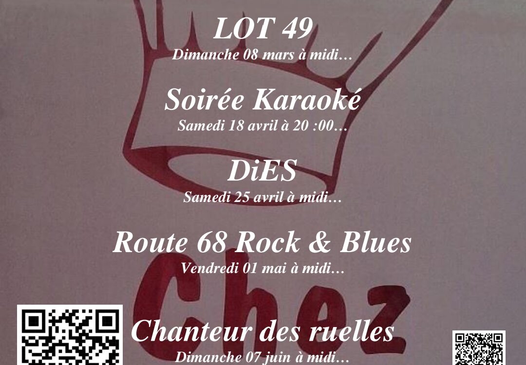 LES CONCERTS…2026 Saint-Louis