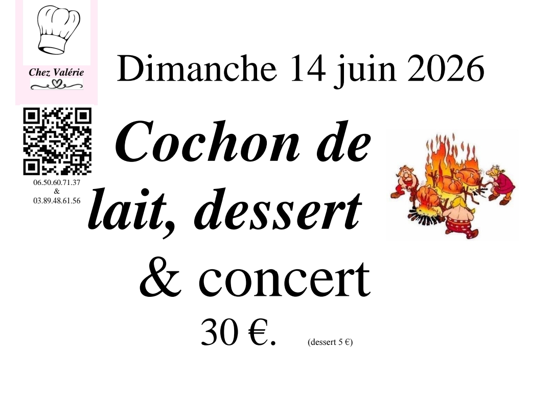 COCHON DE LAIT ET CONCERT THE PALMAS S&eacute;lestat