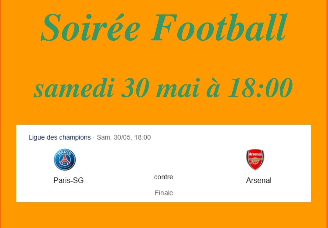 SOIREE FOOT SAMEDI 30 MAI Mulhouse