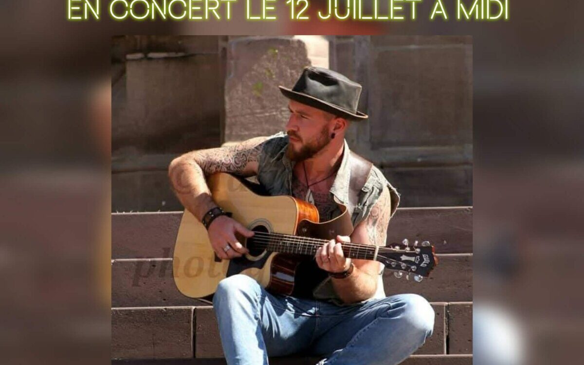 CONCERT DU CHANTEUR DES RUELLES DIMANCHE 12 JUILLET A MIDI… Mulhouse
